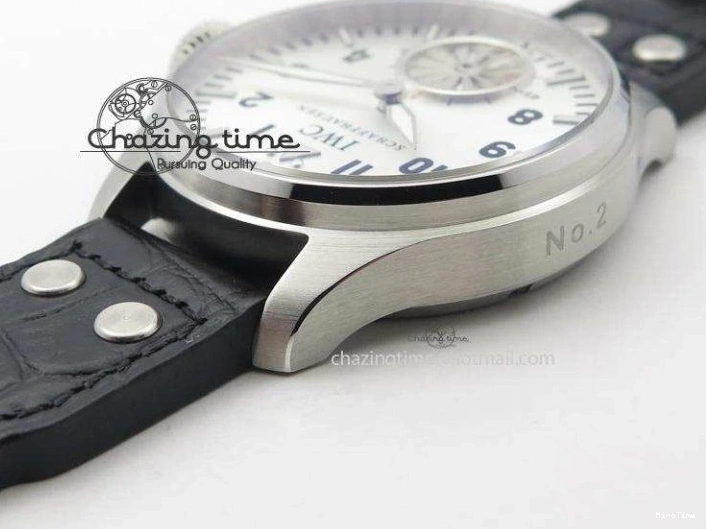 MIROTIME 0524 Big Pilot “Markus Buhler” IW5003 Turbine V6F Best Edition Silver Dial On Leather Strap A Reliable 7315